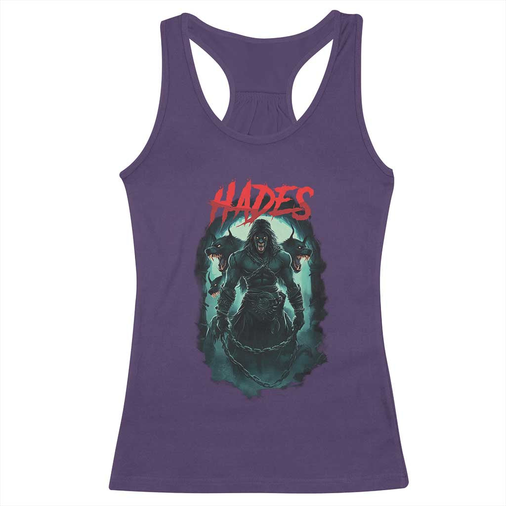 Greek Mythology Hades Racerback Tank Top God Of The Underworld Cerberus