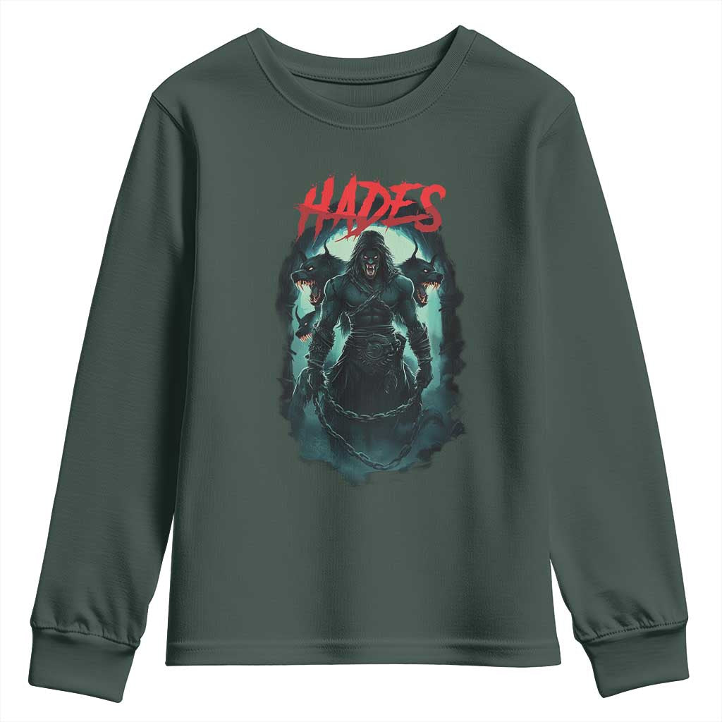 Greek Mythology Hades Youth Sweatshirt God Of The Underworld Cerberus