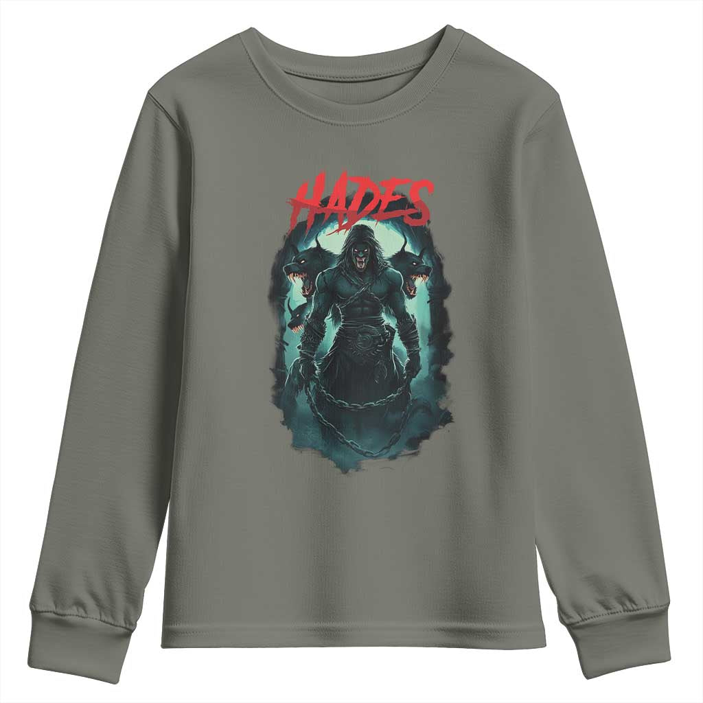 Greek Mythology Hades Youth Sweatshirt God Of The Underworld Cerberus