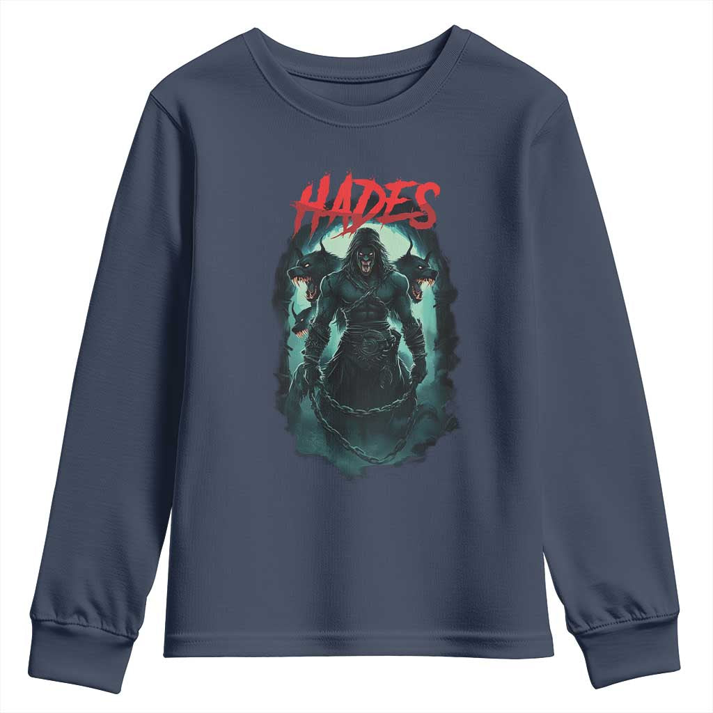 Greek Mythology Hades Youth Sweatshirt God Of The Underworld Cerberus