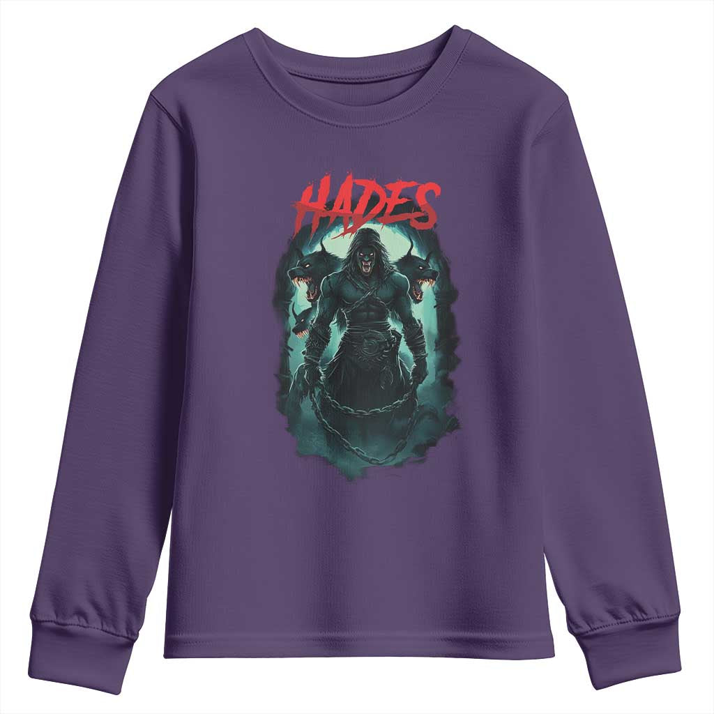 Greek Mythology Hades Youth Sweatshirt God Of The Underworld Cerberus