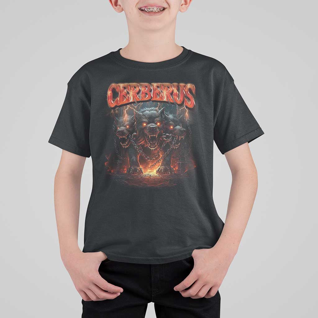 Greek Mythology Hades Cerberus T Shirt For Kid