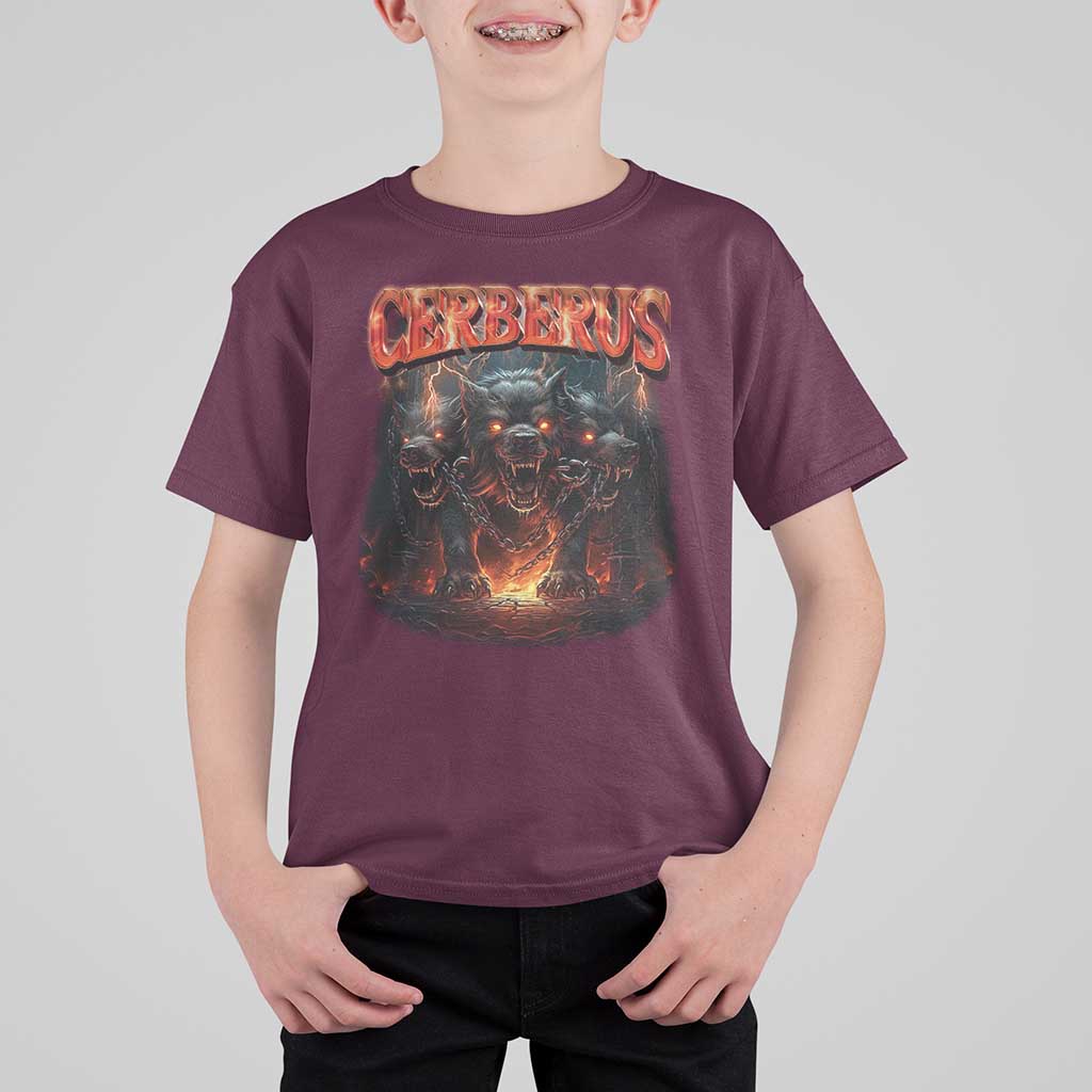 Greek Mythology Hades Cerberus T Shirt For Kid