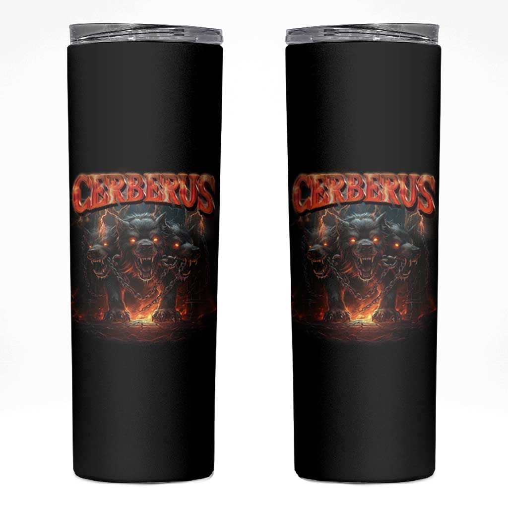 Greek Mythology Hades Cerberus Skinny Tumbler