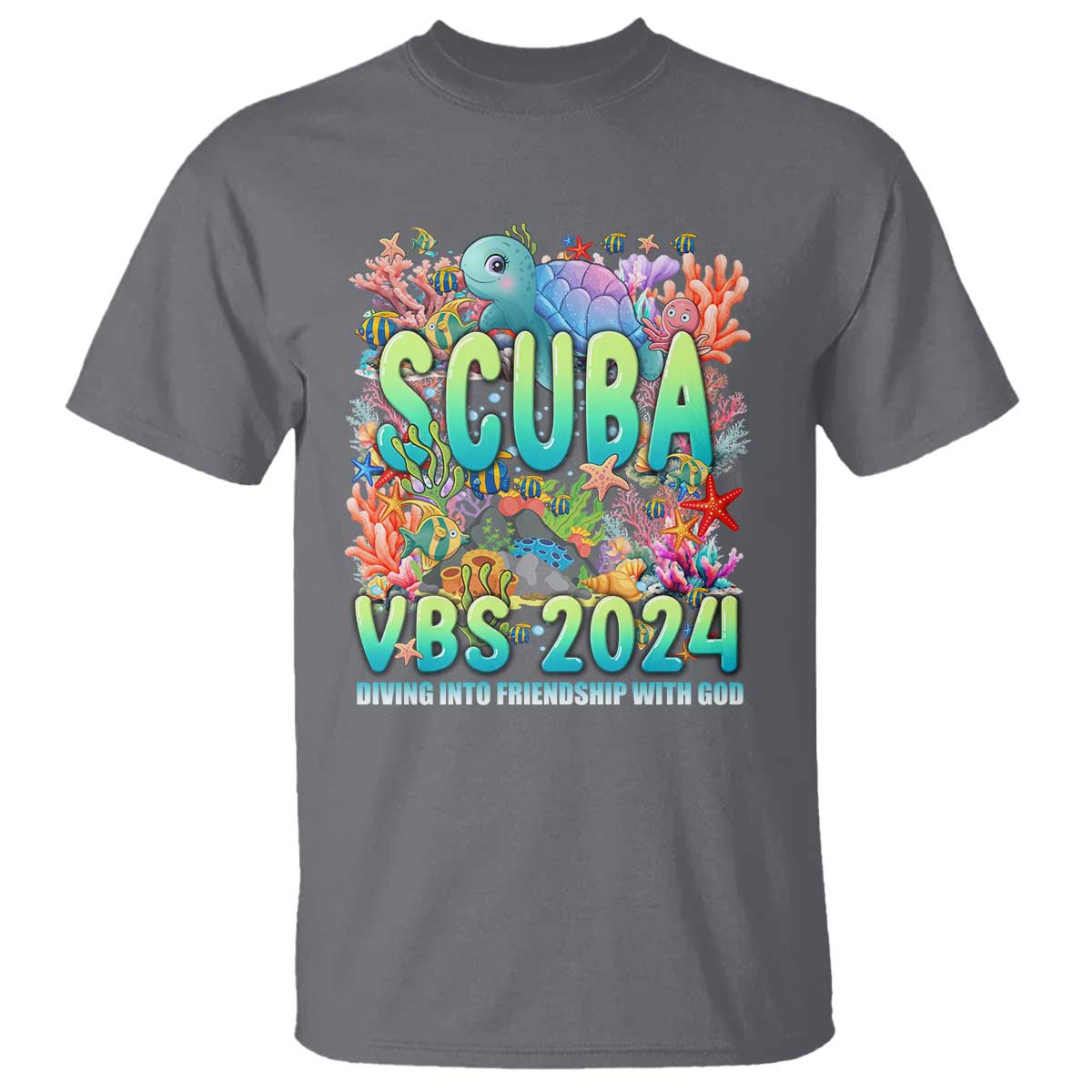 Scuba VBS 2024 T Shirt Diving Into Friendship Vacation Bible School - Wonder Print Shop