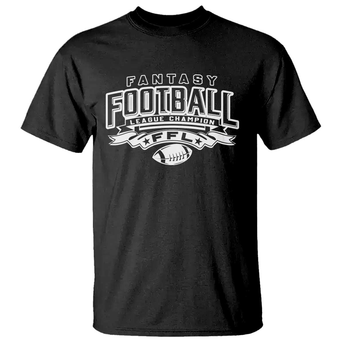 Funny Fantasy Football League Champion T Shirt - Wonder Print Shop