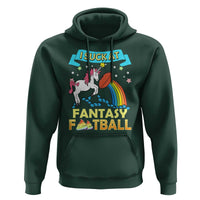 Funny I Suck At Fantasy Football Hoodie Unicorn Rainbow Loser - Wonder Print Shop