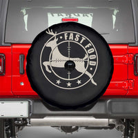 Funny Hunting Spare Tire Cover Fast Food Deer Hunter