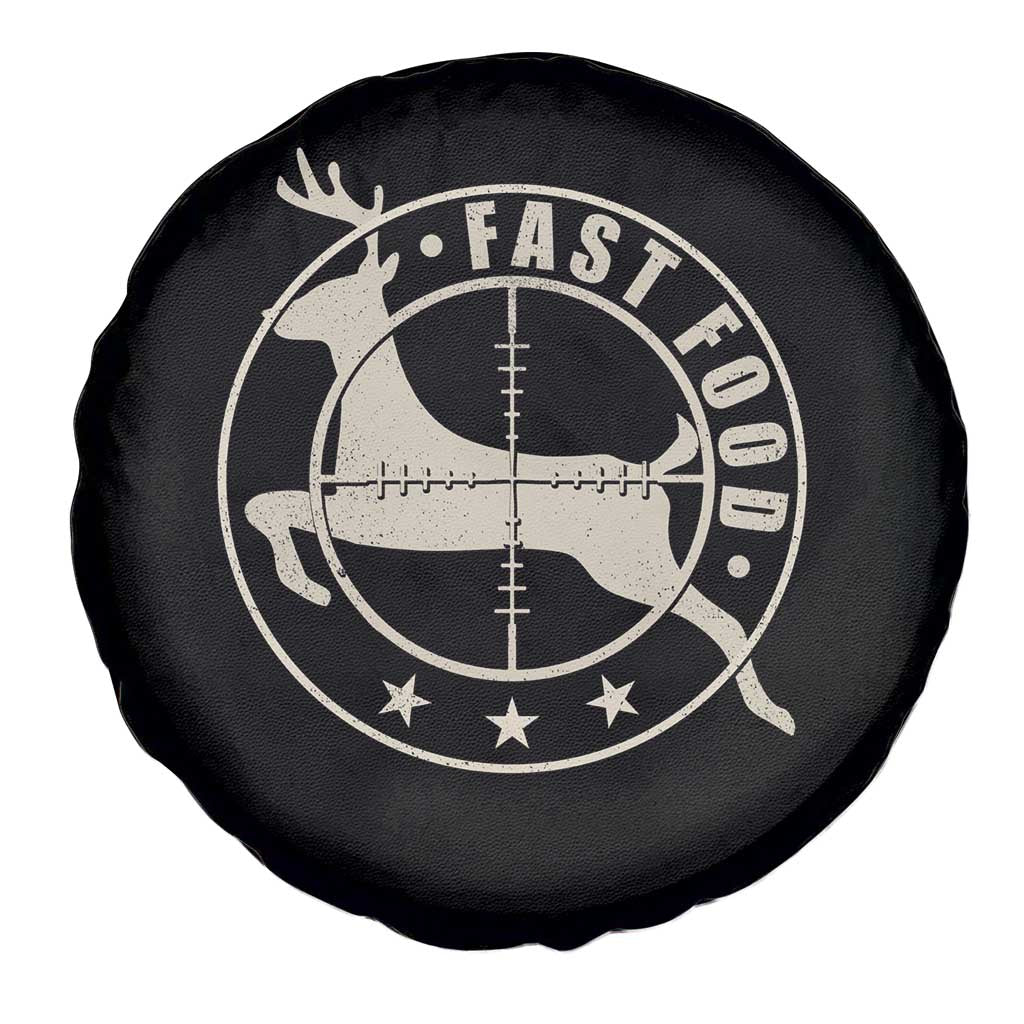 Funny Hunting Spare Tire Cover Fast Food Deer Hunter