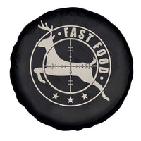 Funny Hunting Spare Tire Cover Fast Food Deer Hunter