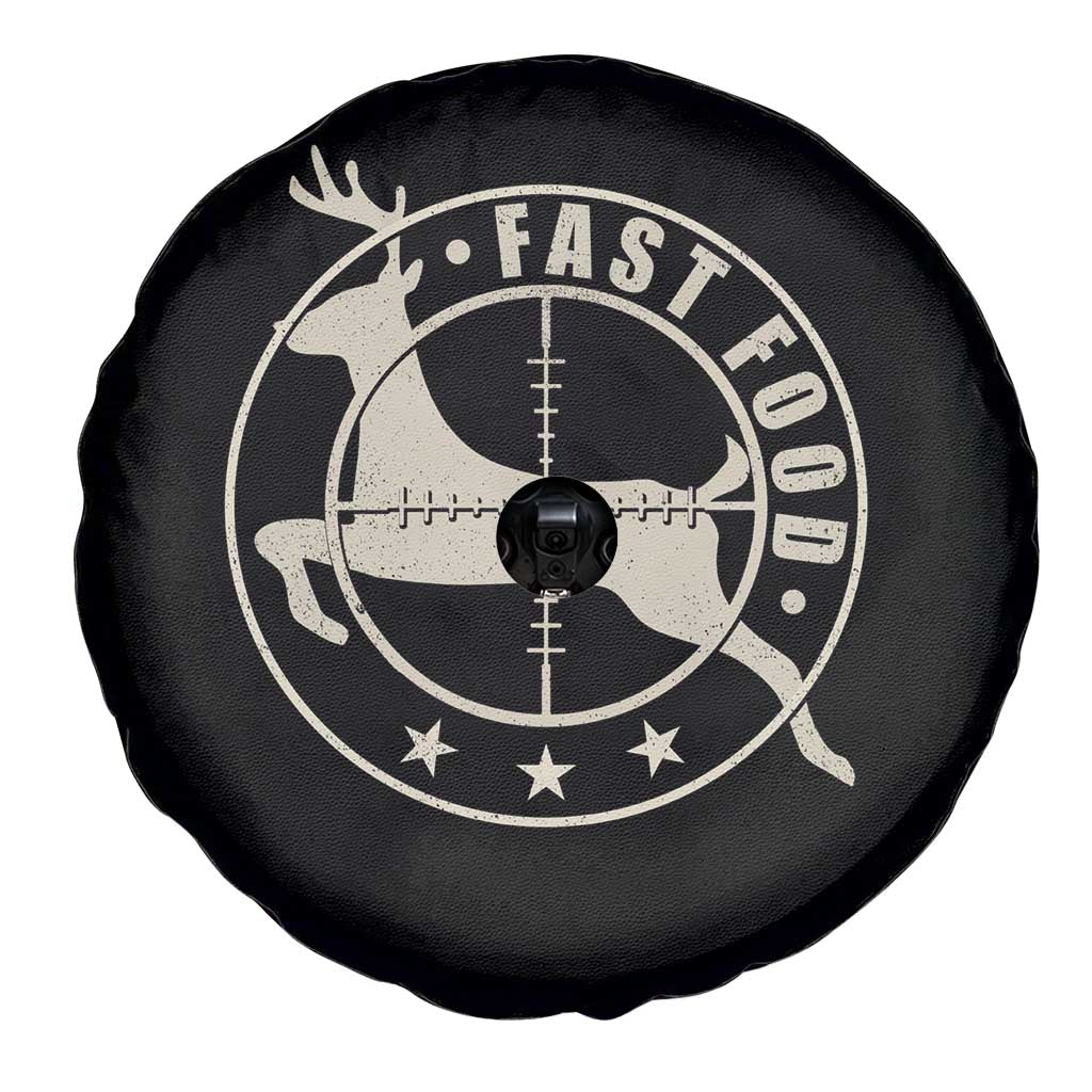 Funny Hunting Spare Tire Cover Fast Food Deer Hunter