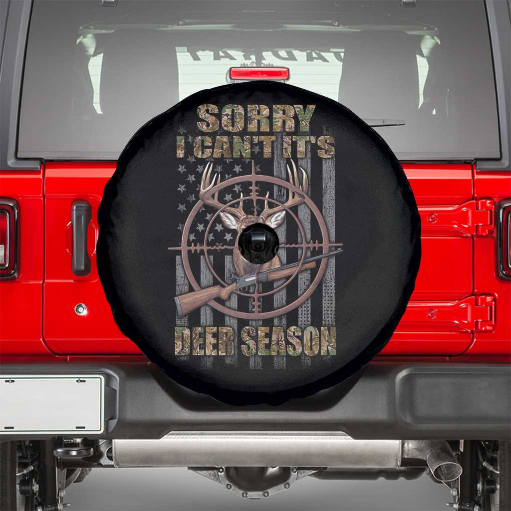 Funny Hunting Spare Tire Cover Sorry I Can't It's Deer Season