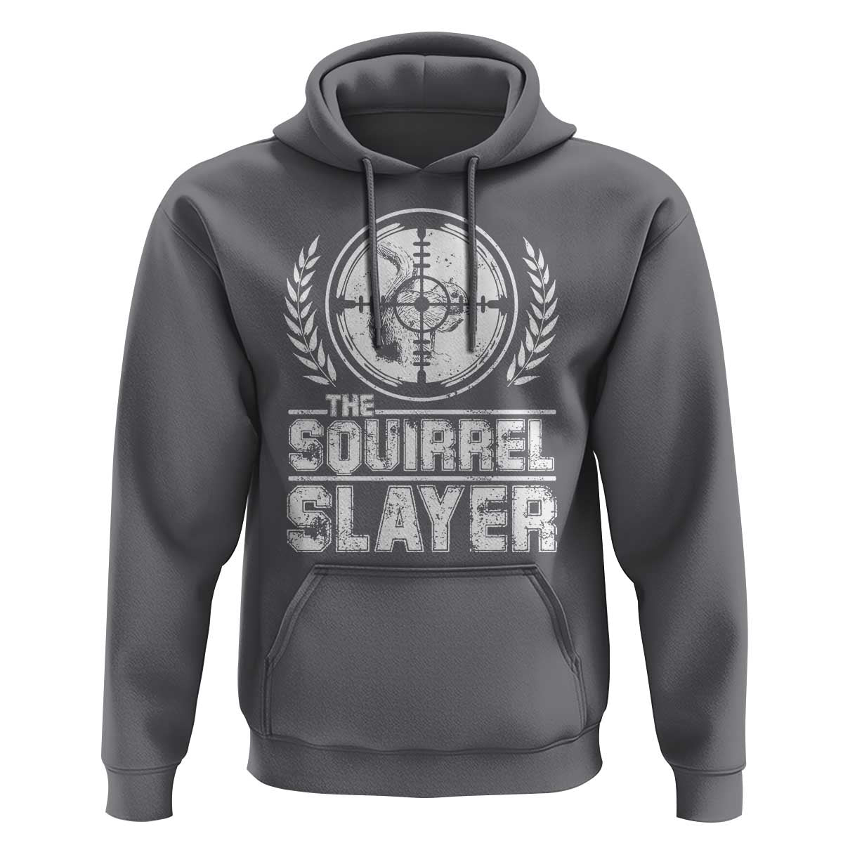 Funny Hunting Squirrel Slayer Retro Hoodie - Wonder Print Shop