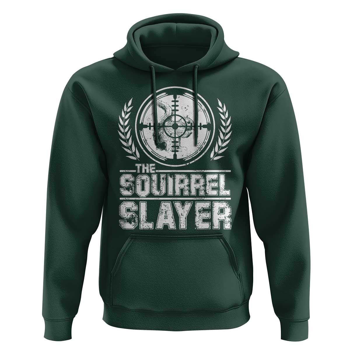 Funny Hunting Squirrel Slayer Retro Hoodie - Wonder Print Shop