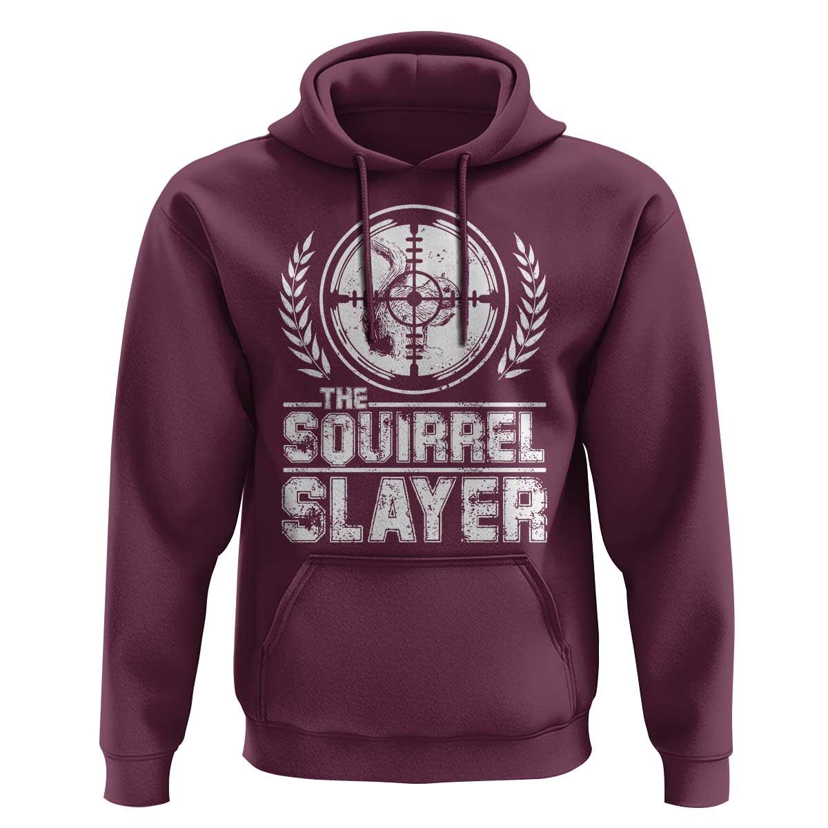 Funny Hunting Squirrel Slayer Retro Hoodie - Wonder Print Shop