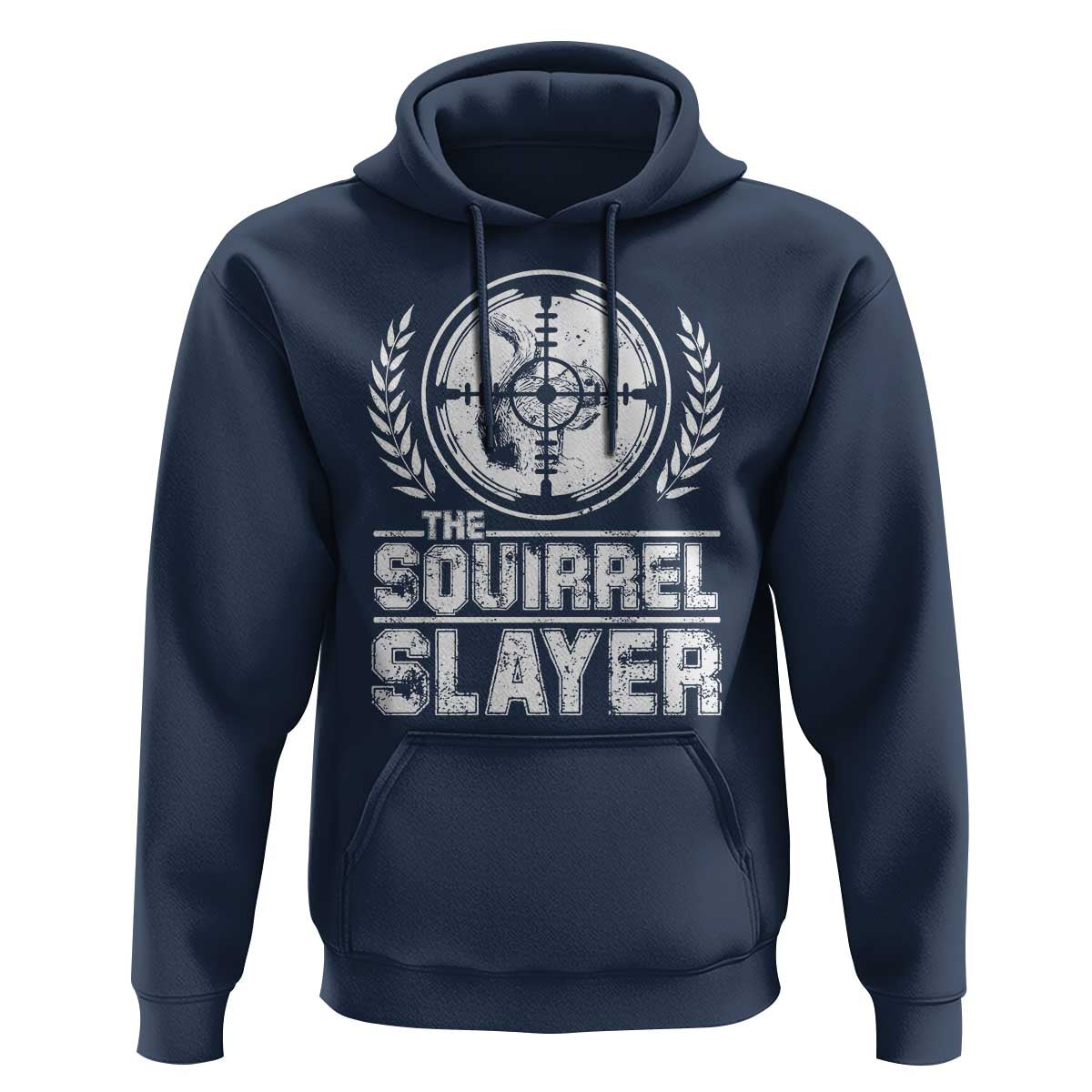 Funny Hunting Squirrel Slayer Retro Hoodie - Wonder Print Shop