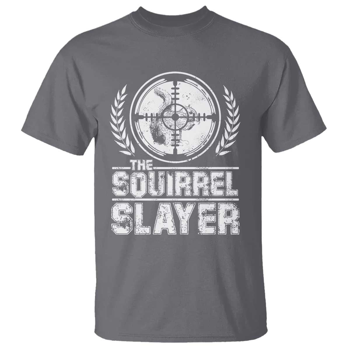 Funny Hunting Squirrel Slayer Retro T Shirt - Wonder Print Shop