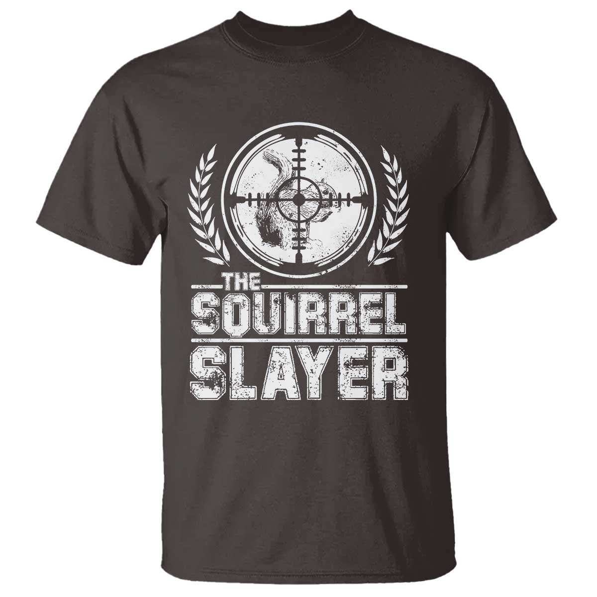 Funny Hunting Squirrel Slayer Retro T Shirt - Wonder Print Shop