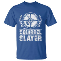 Funny Hunting Squirrel Slayer Retro T Shirt - Wonder Print Shop