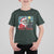 Santa Cat Christmas T Shirt For Kid Meowy Catmas Starry Night Christmas Tree - Wonder Print Shop