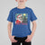 Santa Cat Christmas T Shirt For Kid Meowy Catmas Starry Night Christmas Tree - Wonder Print Shop
