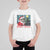 Santa Cat Christmas T Shirt For Kid Meowy Catmas Starry Night Christmas Tree - Wonder Print Shop