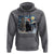 Christmas Black Cat Hoodie Meowy Catmas Starry Night Santa Cat