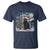 Christmas Black Cat T Shirt Meowy Catmas Starry Night Santa Cat - Wonder Print Shop