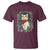 Christmas Cat T Shirt Vintage Kitten Victorian Royal Holly - Wonder Print Shop