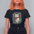 Christmas Cat T Shirt For Women Vintage Kitten Victorian Royal Holly - Wonder Print Shop
