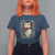 Christmas Cat T Shirt For Women Vintage Kitten Victorian Royal Holly - Wonder Print Shop