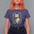 Christmas Cat T Shirt For Women Vintage Kitten Victorian Royal Holly - Wonder Print Shop