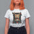 Christmas Cat T Shirt For Women Vintage Kitten Royal Victorian Holly Wreath - Wonder Print Shop
