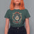 Christmas Cat T Shirt For Women Vintage Kitten Royal Holly Victorian Wreath - Wonder Print Shop