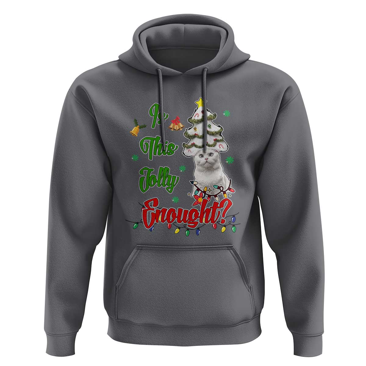 Christmas Cat Hoodie Is This Jolly Enough