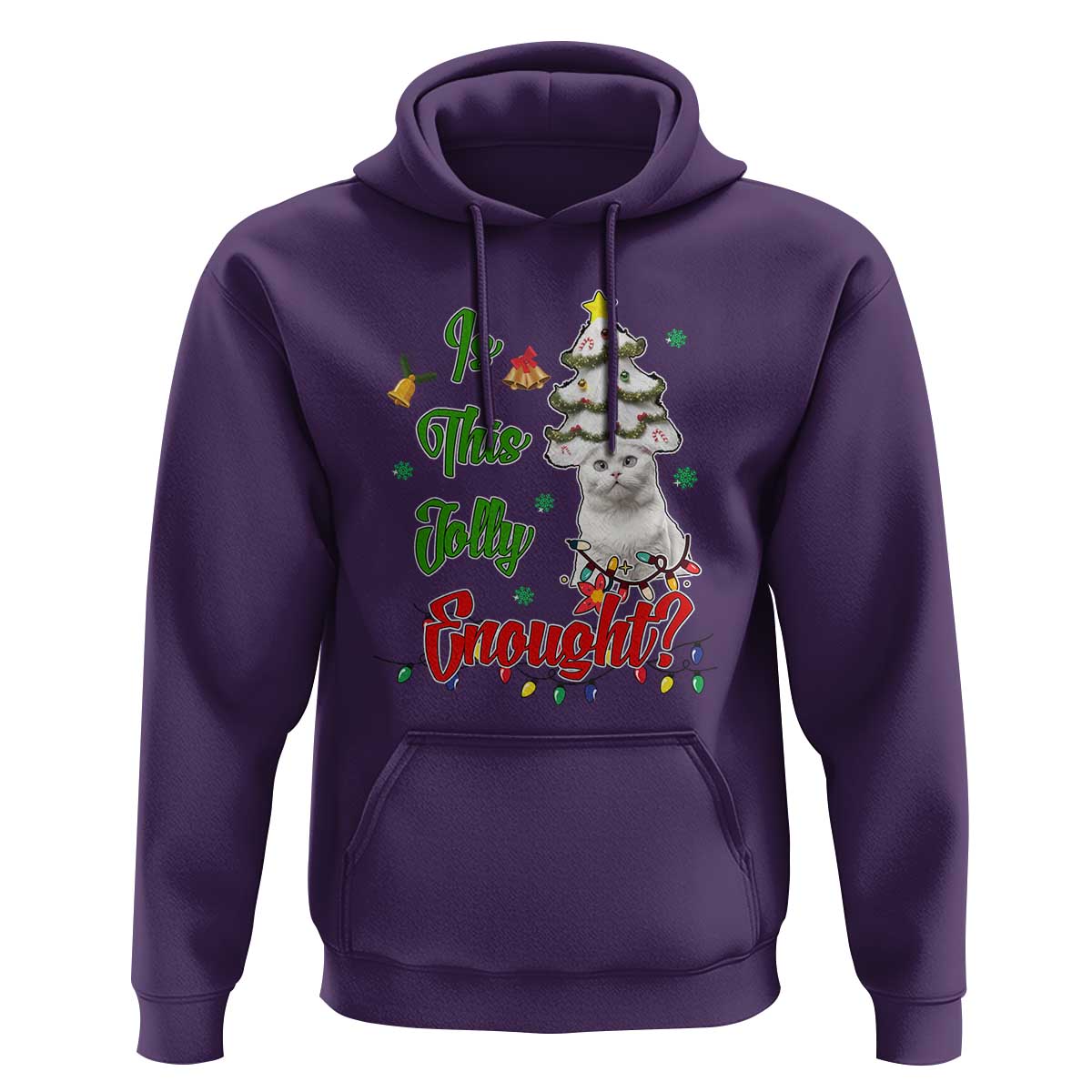 Christmas Cat Hoodie Is This Jolly Enough