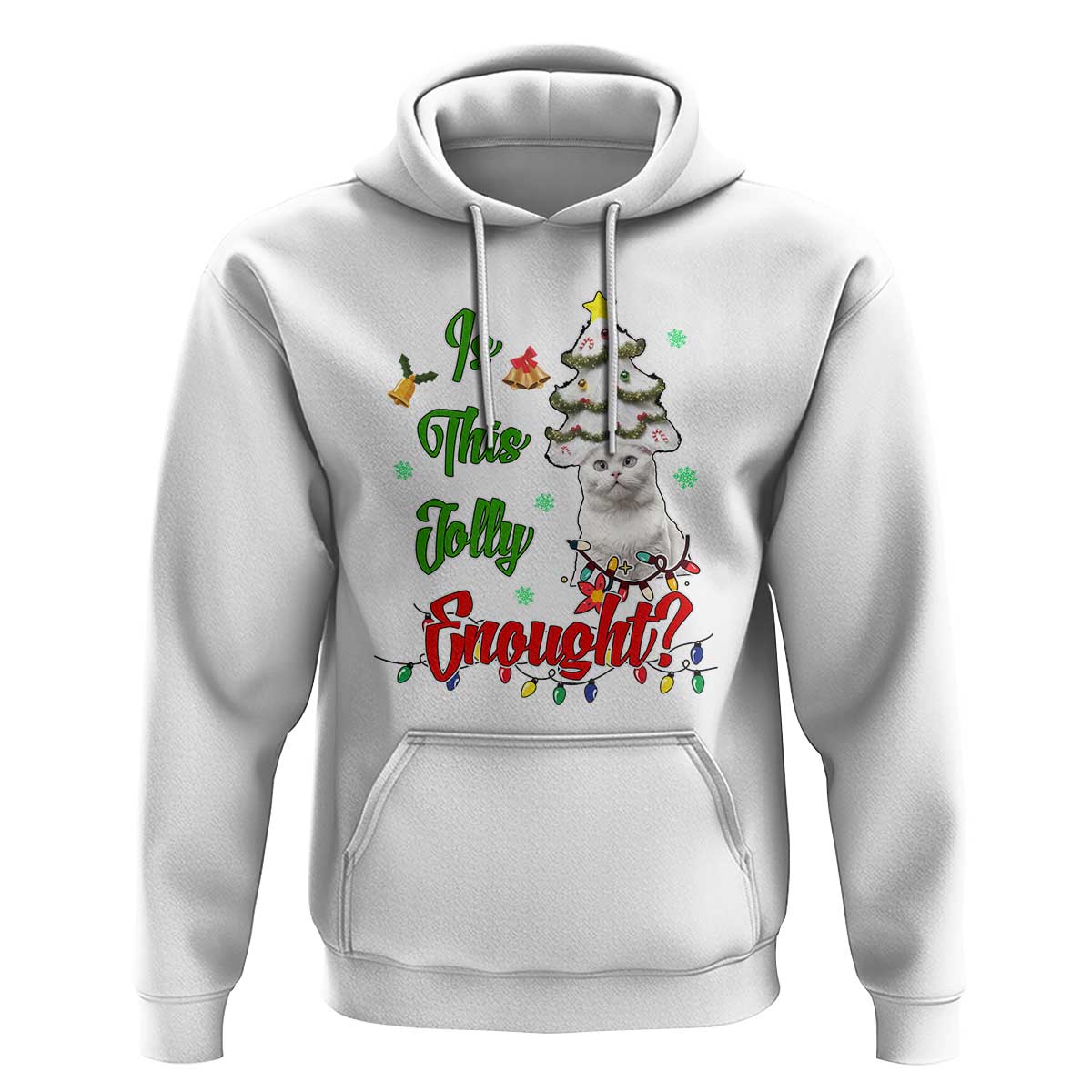 Christmas Cat Hoodie Is This Jolly Enough