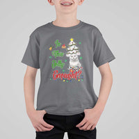 Christmas Cat T Shirt For Kid Is This Jolly Enough - Wonder Print Shop