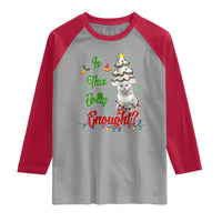 Christmas Cat Raglan Shirt Is This Jolly Enough