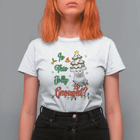 Christmas Cat T Shirt For Women Is This Jolly Enough - Wonder Print Shop