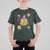 Funny Christmas Cat T Shirt For Kid Santa Cat Hamburger Lover Galaxy Outer Space - Wonder Print Shop