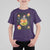 Funny Christmas Cat T Shirt For Kid Santa Cat Hamburger Lover Galaxy Outer Space - Wonder Print Shop