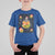 Funny Christmas Cat T Shirt For Kid Santa Cat Hamburger Lover Galaxy Outer Space - Wonder Print Shop