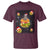 Funny Christmas Cat T Shirt Santa Cat Hamburger Lover Galaxy Outer Space - Wonder Print Shop
