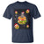 Funny Christmas Cat T Shirt Santa Cat Hamburger Lover Galaxy Outer Space - Wonder Print Shop