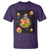 Funny Christmas Cat T Shirt Santa Cat Hamburger Lover Galaxy Outer Space - Wonder Print Shop
