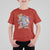 Funny Christmas Cat T Shirt For Kid Santa Cat Riding Pizza Galaxy Outer Space - Wonder Print Shop