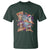 Funny Christmas Cat T Shirt Santa Cat Riding Pizza Galaxy Outer Space - Wonder Print Shop