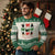 Funny Xmas Black Cat Ugly Christmas Sweater Meowy Christmas Cute Cats Coquette Bow - Wonder Print Shop