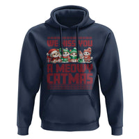 Christmas Cat Hoodie We Hiss You A Meowy Catmas